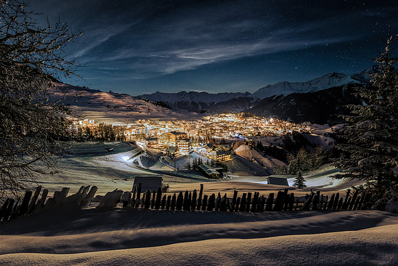 Serfaus bei Nacht *