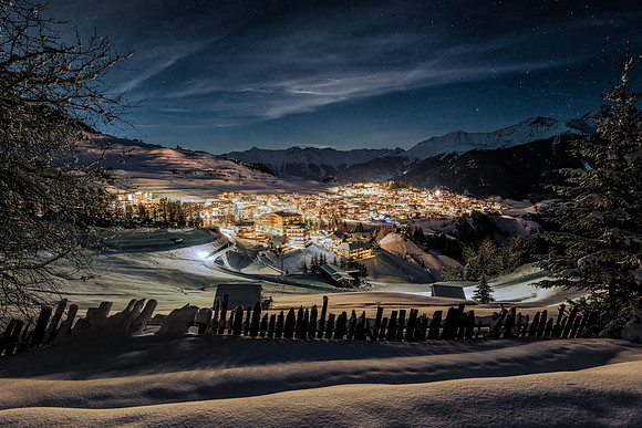 Serfaus bei Nacht *